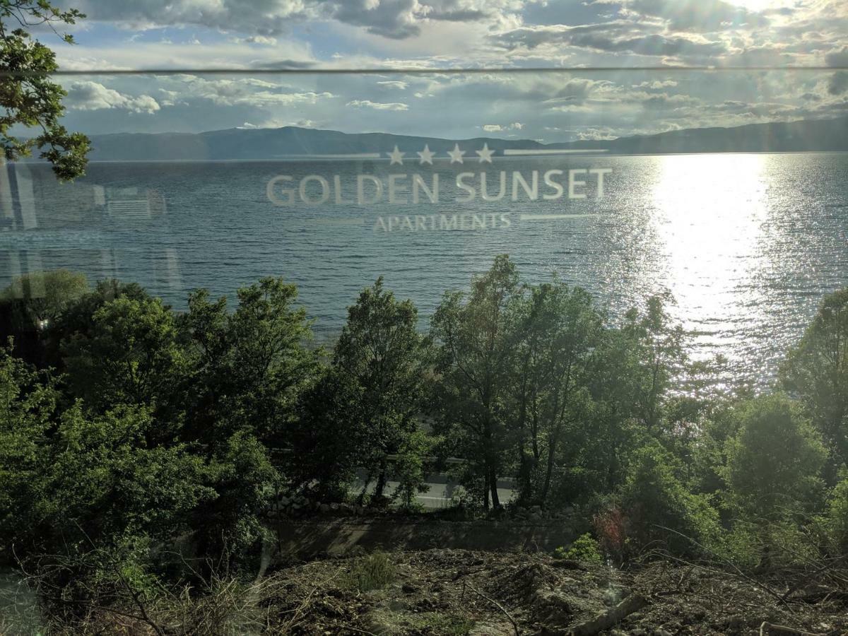 Golden Sunset Apartments Ohrid Bagian luar foto